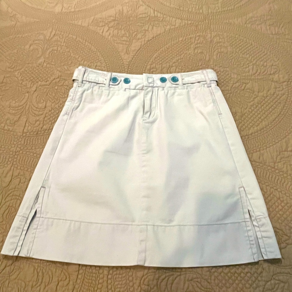 G1 Basic Goods Beige Double Slit Skirt Sz.2. Excellent Condition.